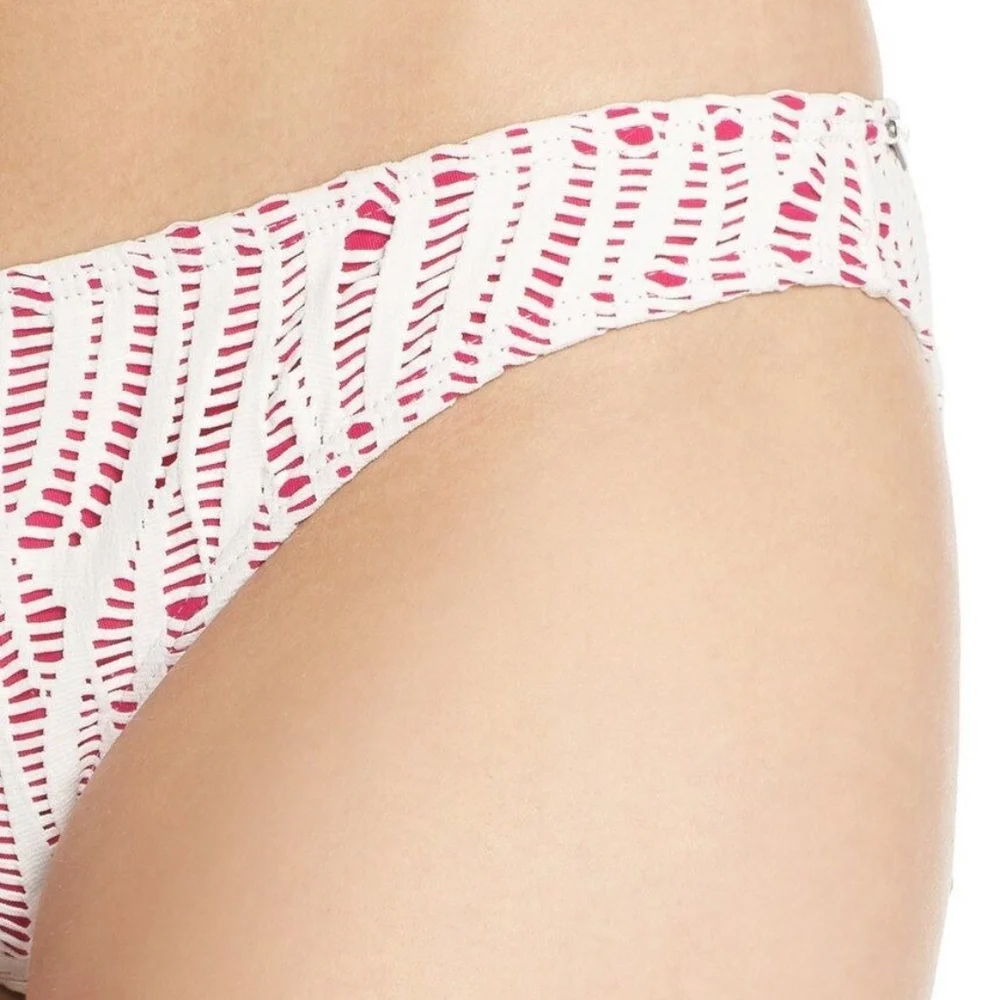 NWT $125 PRISM Punta‎ Bikini Bottoms in Ivory/Fuchia-Rose [SZ 42 IT]